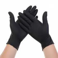4 mil Nitrile Gloves Black (100 Pieces/Case) XL"