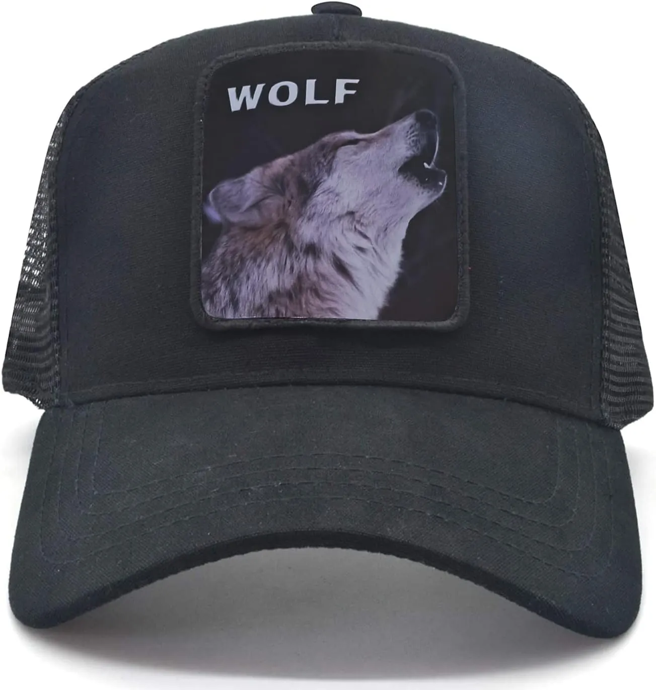 Animal Baseball Cap Patch Embroidered Women Trucker Hat Men Plain Mesh Adjustable Outdoor Sport Hunt Ball Caps