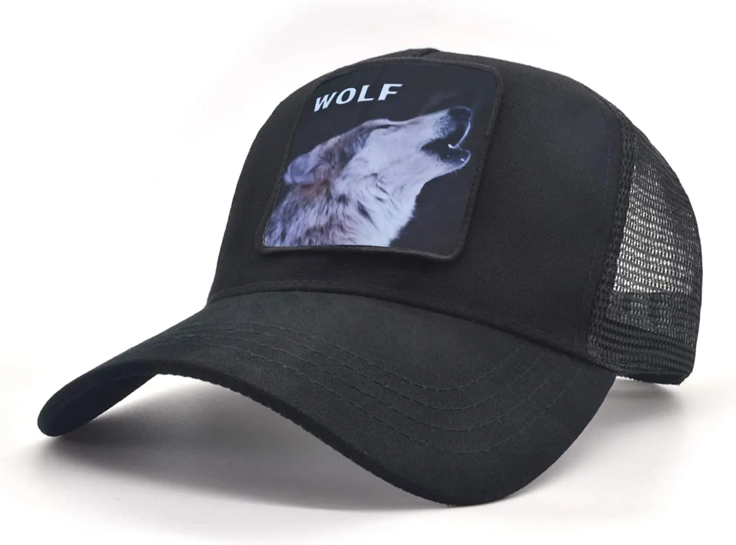 Animal Baseball Cap Patch Embroidered Women Trucker Hat Men Plain Mesh Adjustable Outdoor Sport Hunt Ball Caps