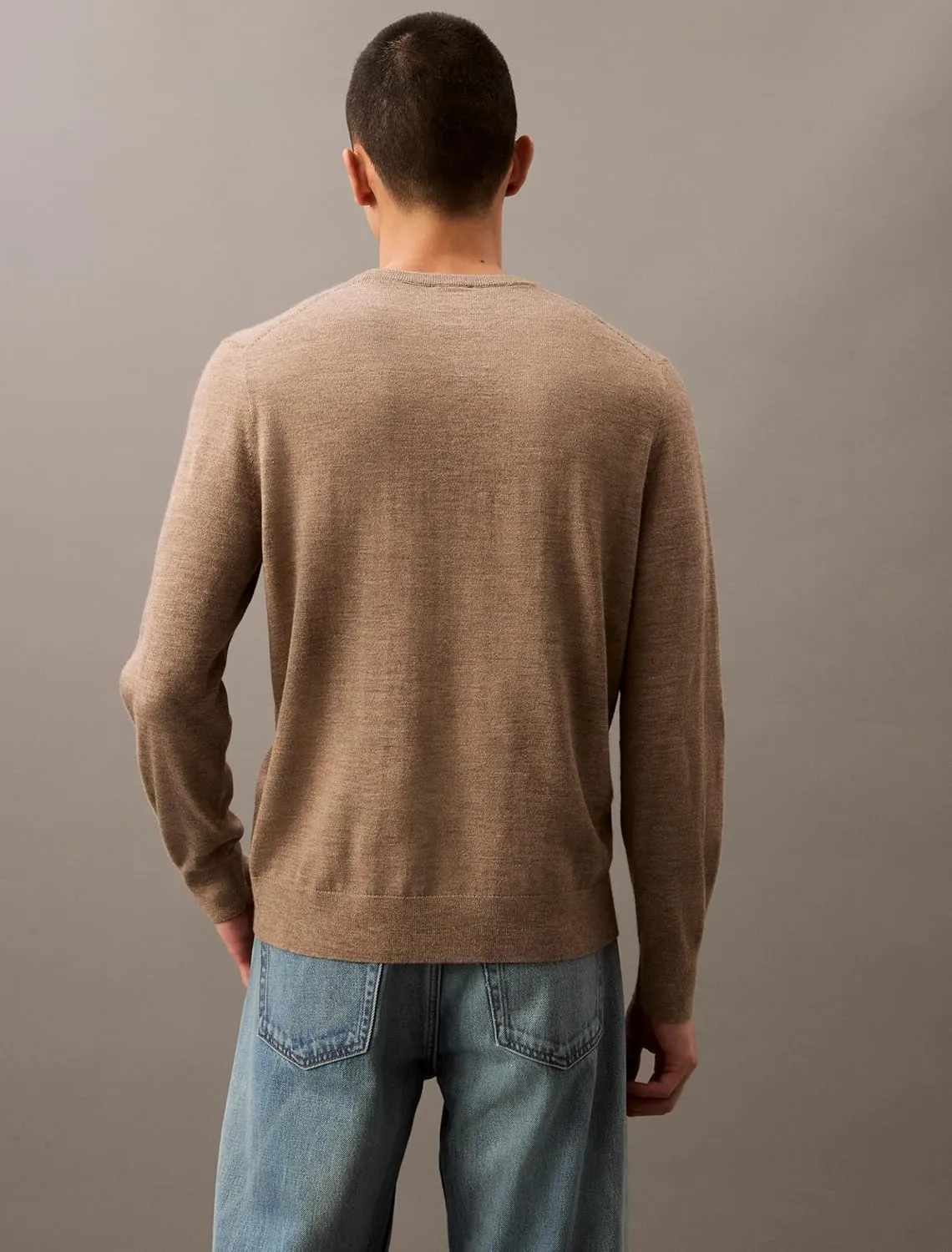 Calvin Klein Men's Extra Fine Merino Wool Sweater