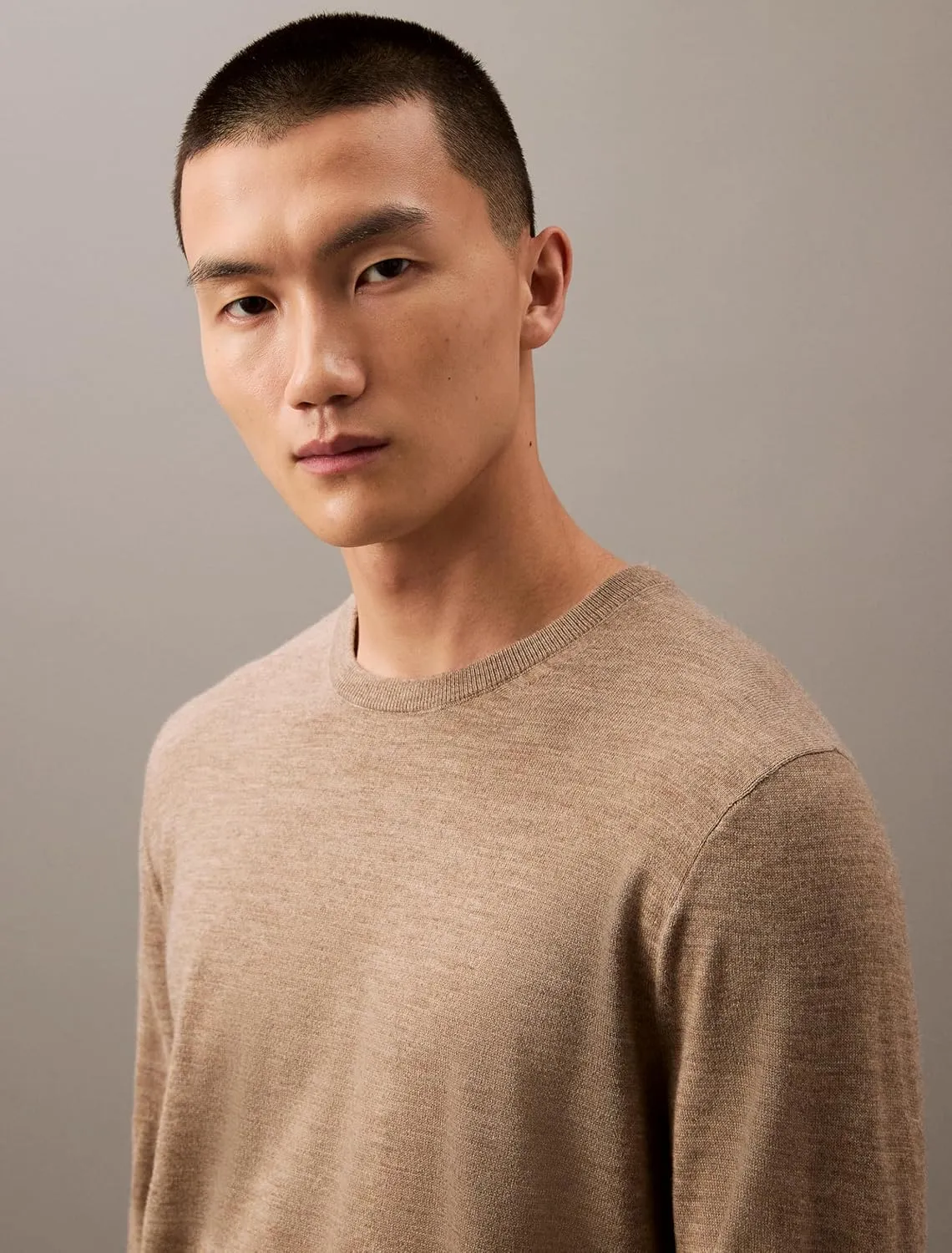 Calvin Klein Men's Extra Fine Merino Wool Sweater