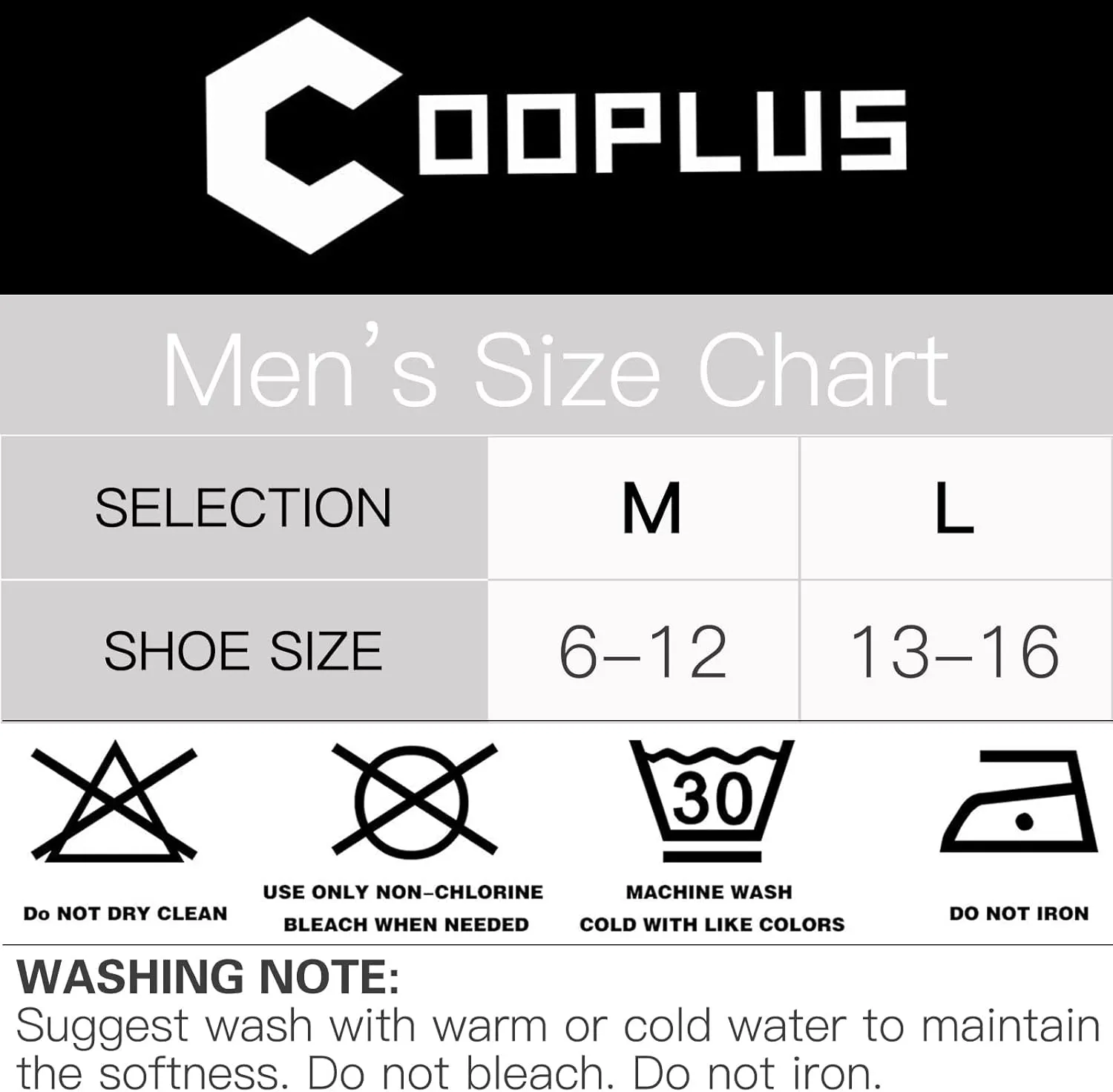 Cooplus Men's Cotton Athletic Ankle Socks Performance Cushioned Quarter Moisture Wicking Sock - 6 Pairs