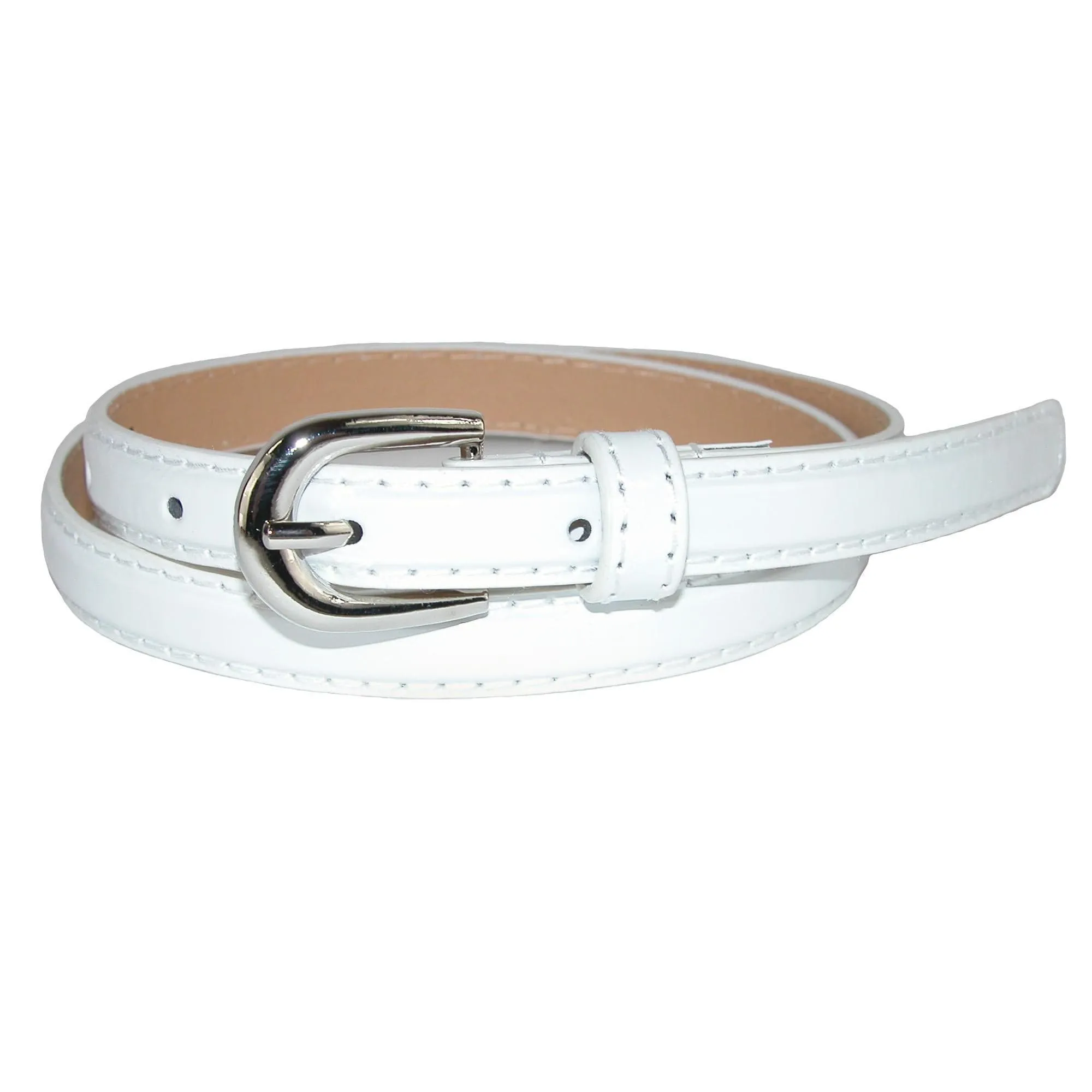 CTM® Kid's Skinny Dress Belt (Pack of 2 Colors)