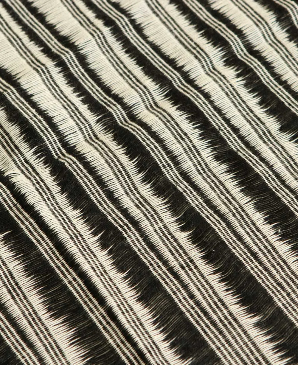 Fair Trade Woven Scarf in Black