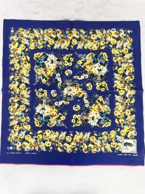 Kapital Fast Color Selvedge Bandana, Nadeshiko-Champetre, Purple