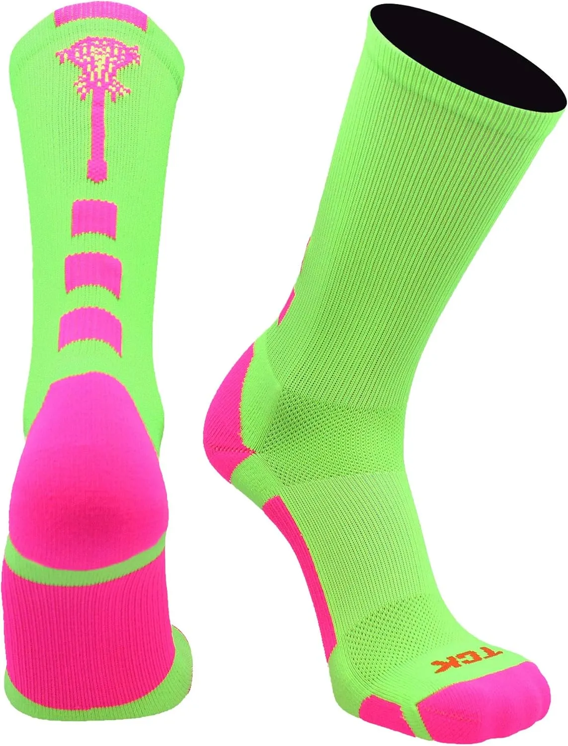 Lacrosse Socks Midline Lacrosse Stick Logo Crew Socks Men Boys Girls Women