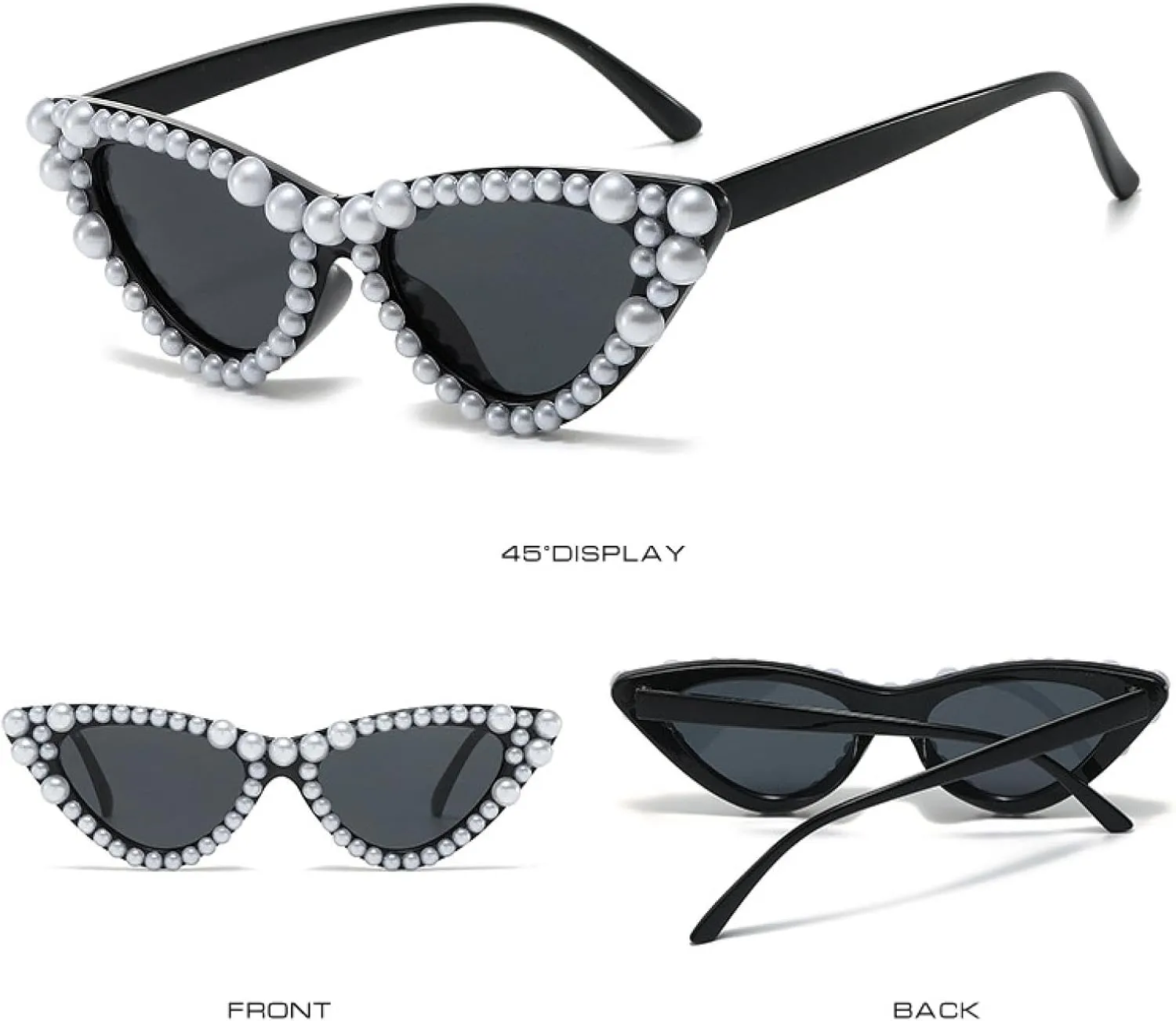 Luxury Fine Sun Glasses Women Cat Eye Casual Sunglasses Uv400