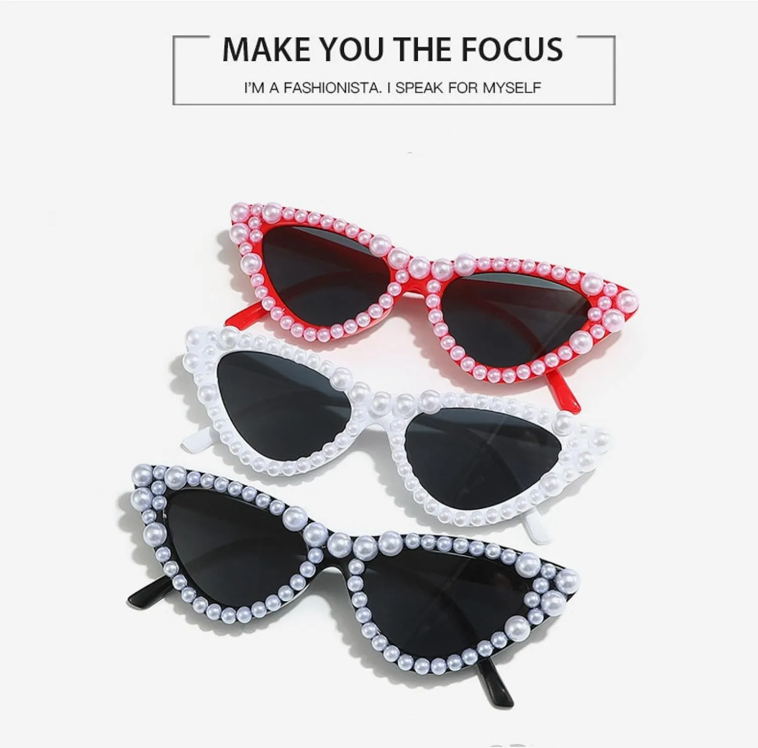 Luxury Fine Sun Glasses Women Cat Eye Casual Sunglasses Uv400