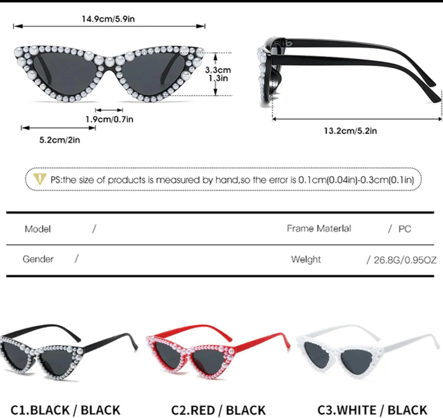 Luxury Fine Sun Glasses Women Cat Eye Casual Sunglasses Uv400