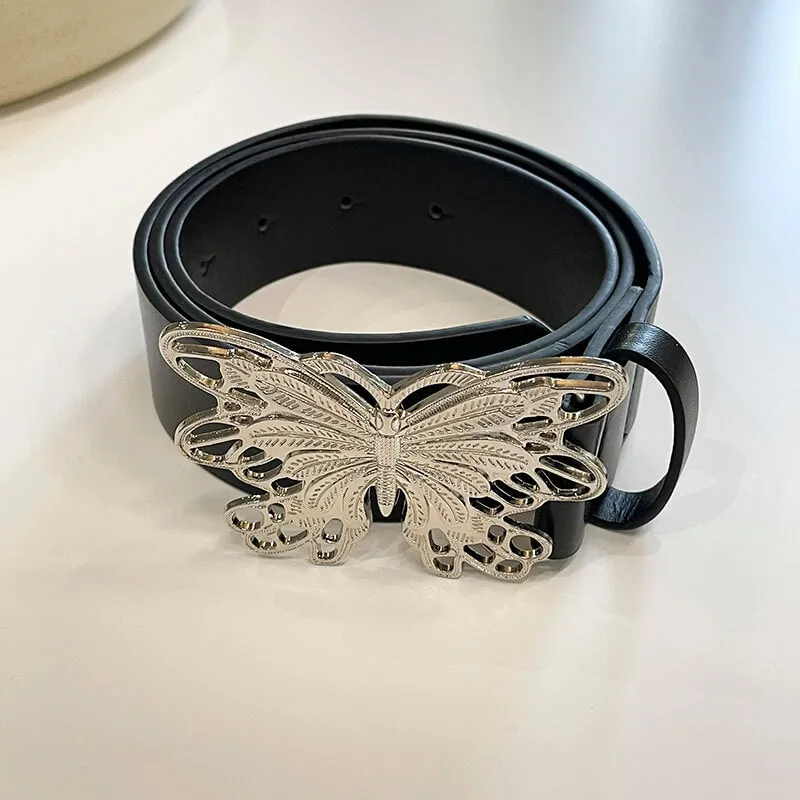 Moon Moth Buckle Vintage Belt
