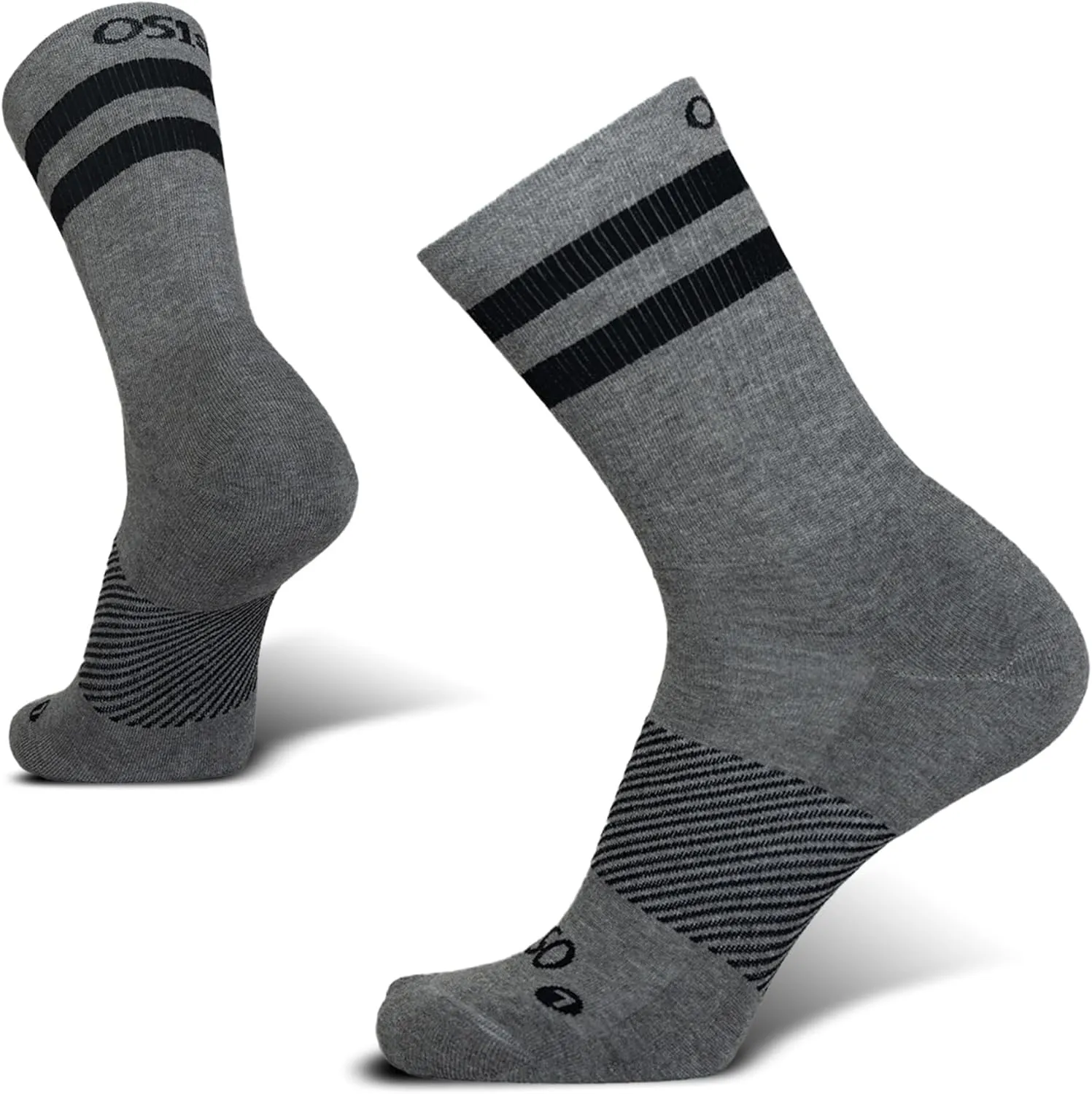 OS1st Wicked Comfort Crew Socks with light compression for maximum cushion, blister protection and breathable fabric