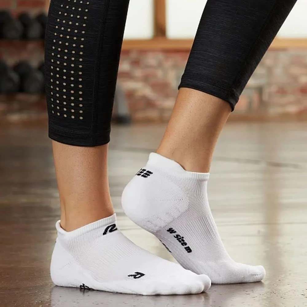 R-Gear CEP Compression Running Socks For Women, No Show, Heel Tab | Breathable, Maintain Blood Circulation | 3 Pack