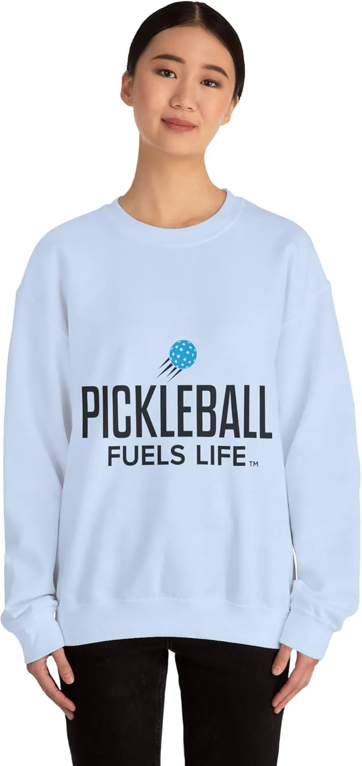 Sleek Pickleball Unisex Heavy Blend Crewneck Sweatshirt