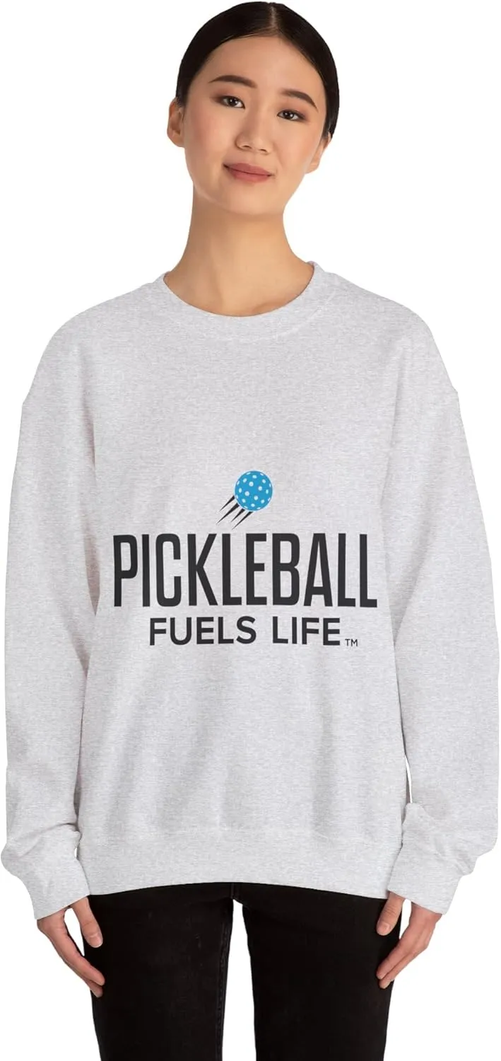 Sleek Pickleball Unisex Heavy Blend Crewneck Sweatshirt