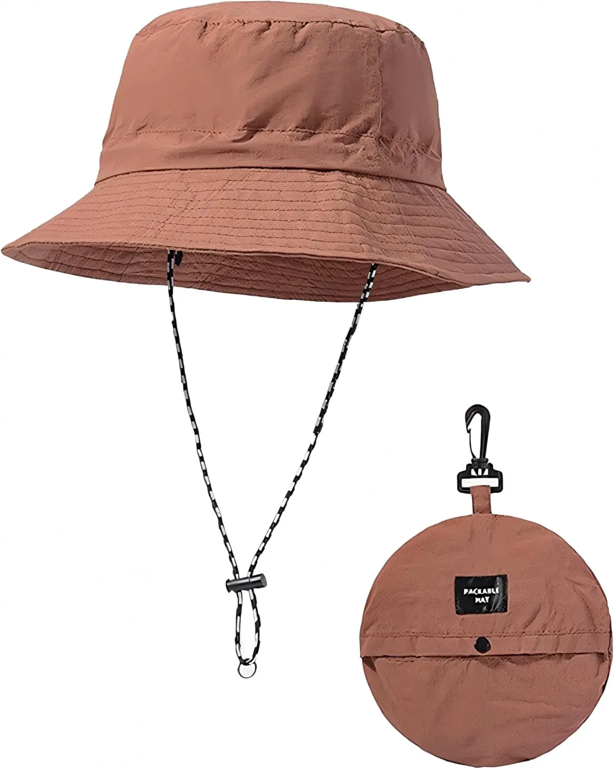Waterproof Bucket Hat, Fishing Golf Bucket Hat for Men Women Safari Hiking Travel Summer UV Hats Cute Foldable