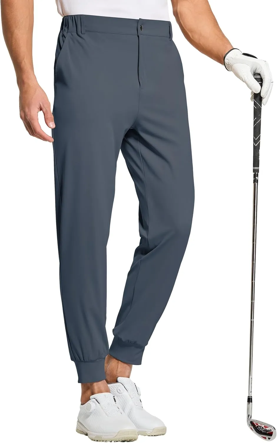 Willit Men's Golf Joggers Pants Stretch Slim Fit Work Dress Pants Quick Dry Athletic Pants with Pockets