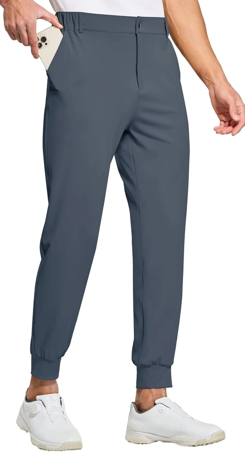 Willit Men's Golf Joggers Pants Stretch Slim Fit Work Dress Pants Quick Dry Athletic Pants with Pockets