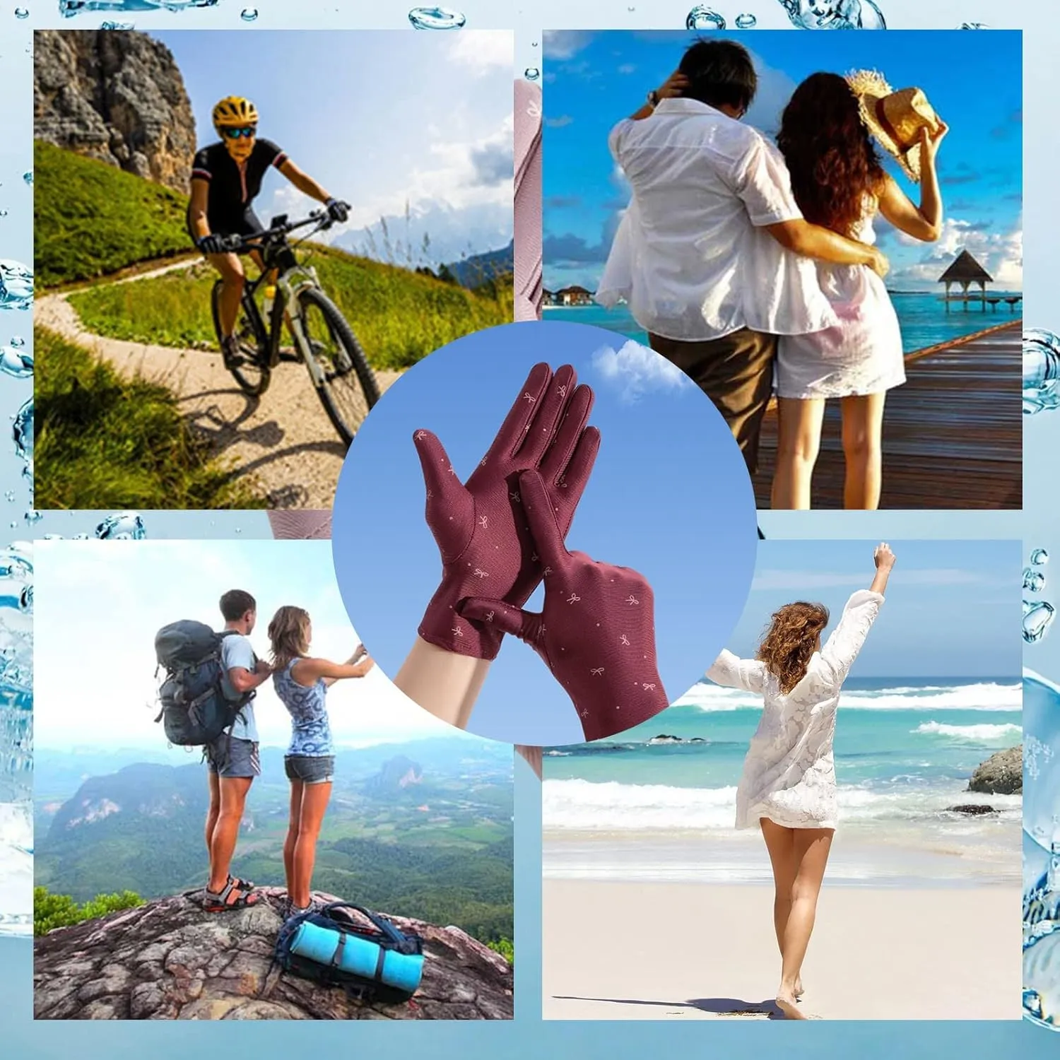 Winter Touchscreen Gloves Women Men Touchscreen Warm Knitted Gloves Non Slip Driving Running Cycling Gloves