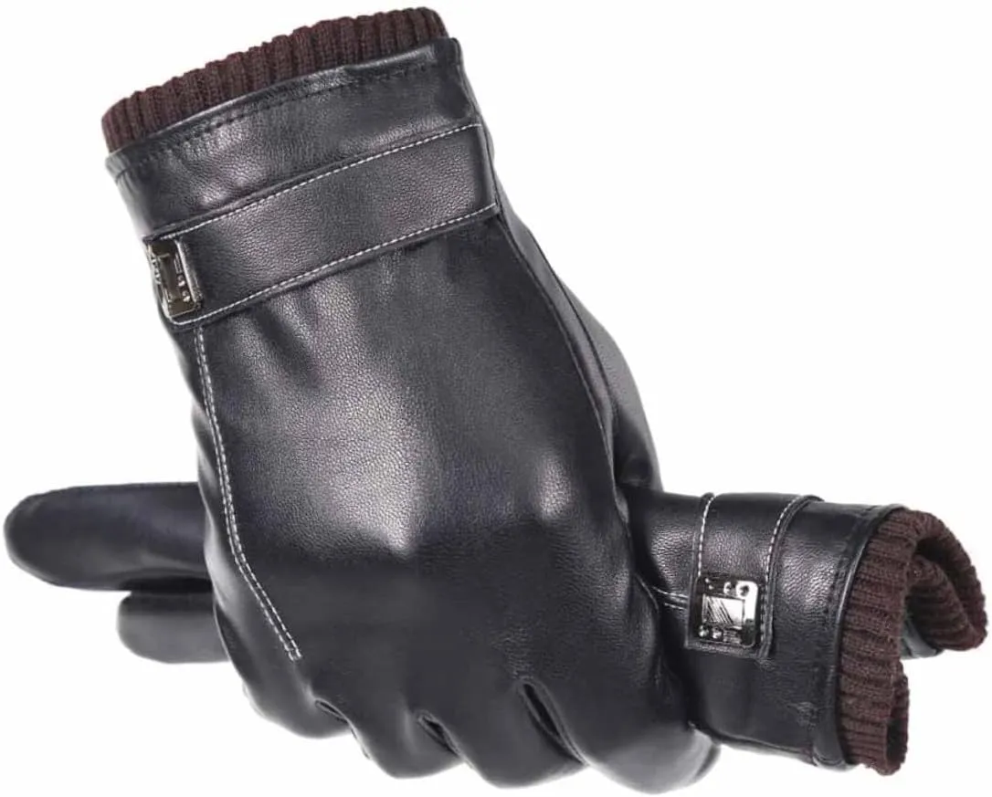 Yardwe Outdoor Gloves Men's Women's Winter Touchscreen Gloves Thicken Design for Warmth Easy-on Off for Sports and Travel